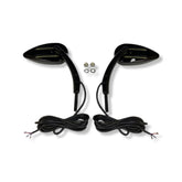 Custom Dynamics Indicators - Daylight Running Light Black Dynamic LED Mirrors